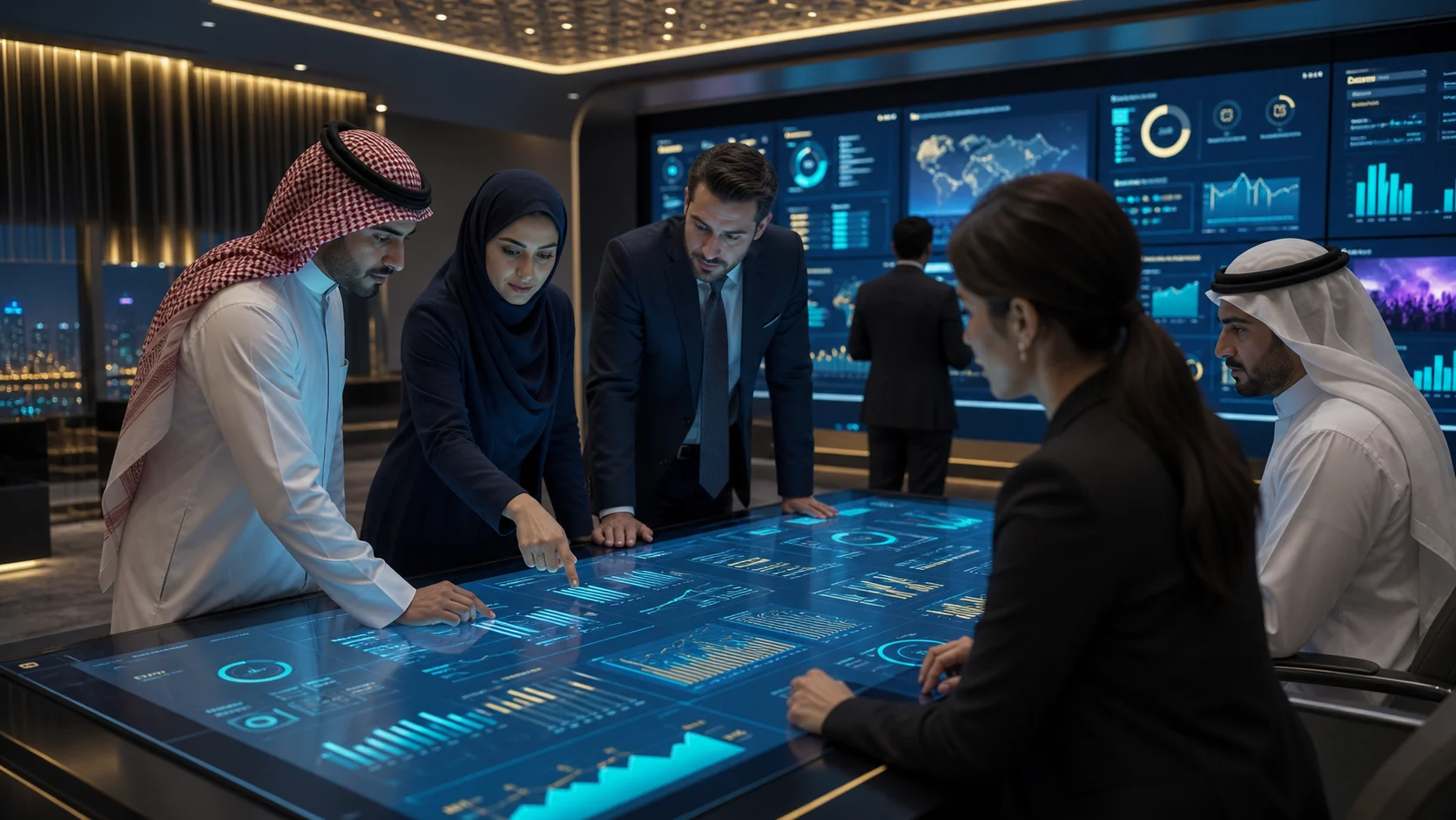 ذكاء الأعمال في إدارة الفعاليات لوحات تحكم
