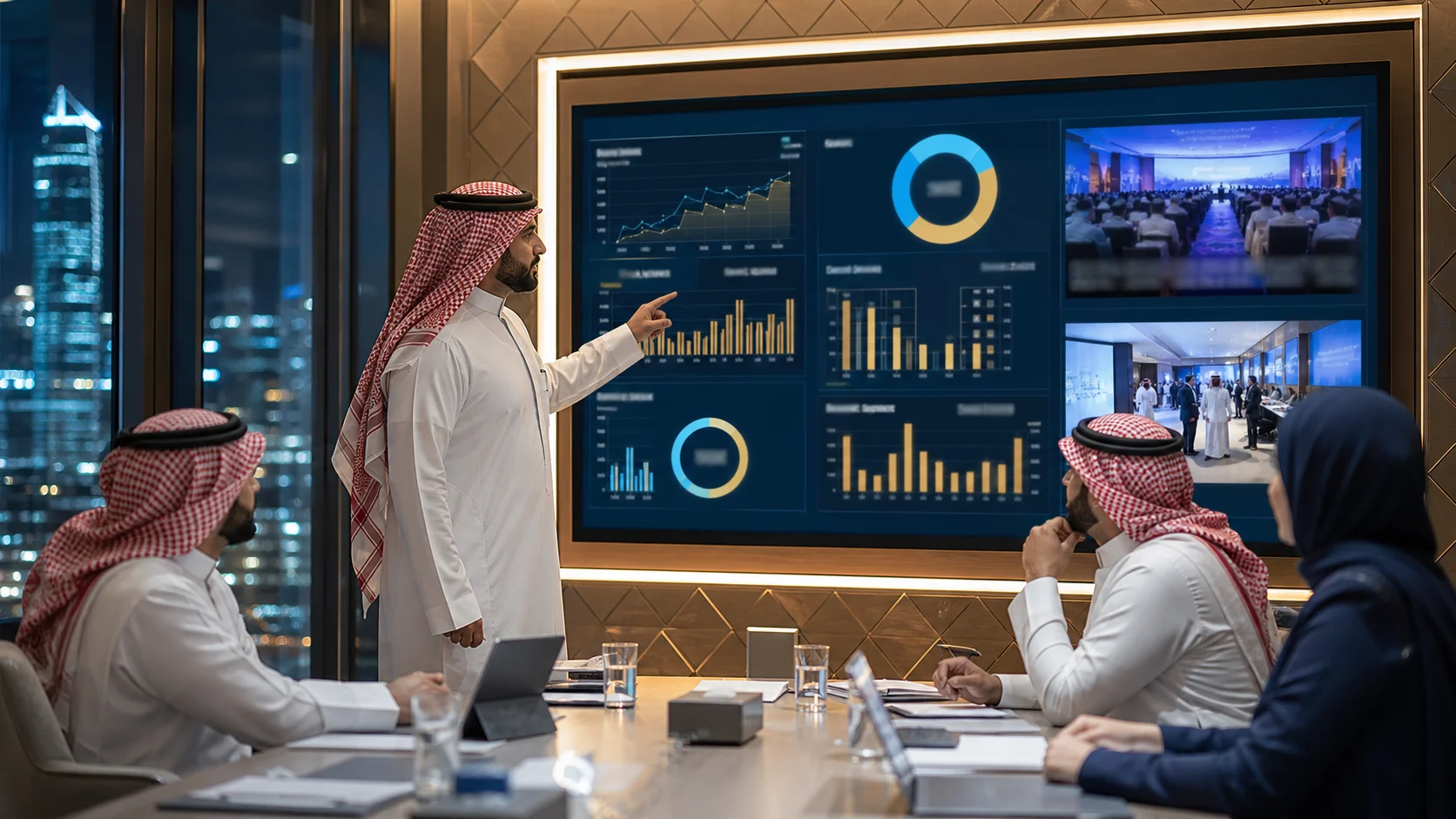 لوحات التحكم للفعاليات الكبرى
