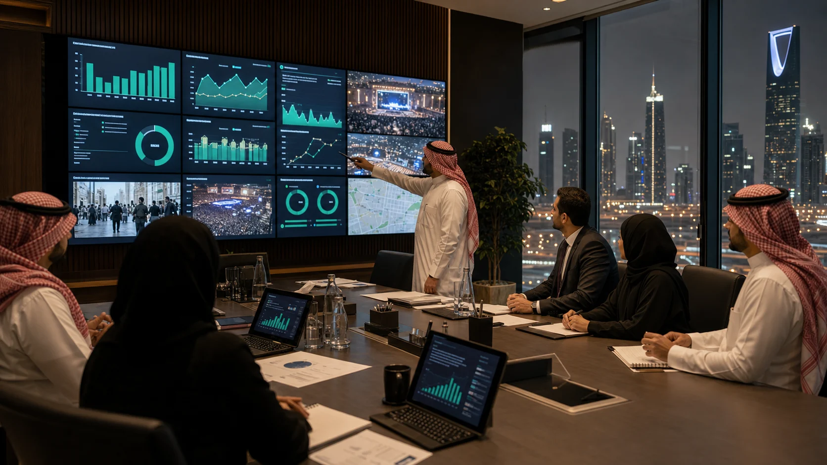 إعداد تقارير الفعاليات الكبيرة